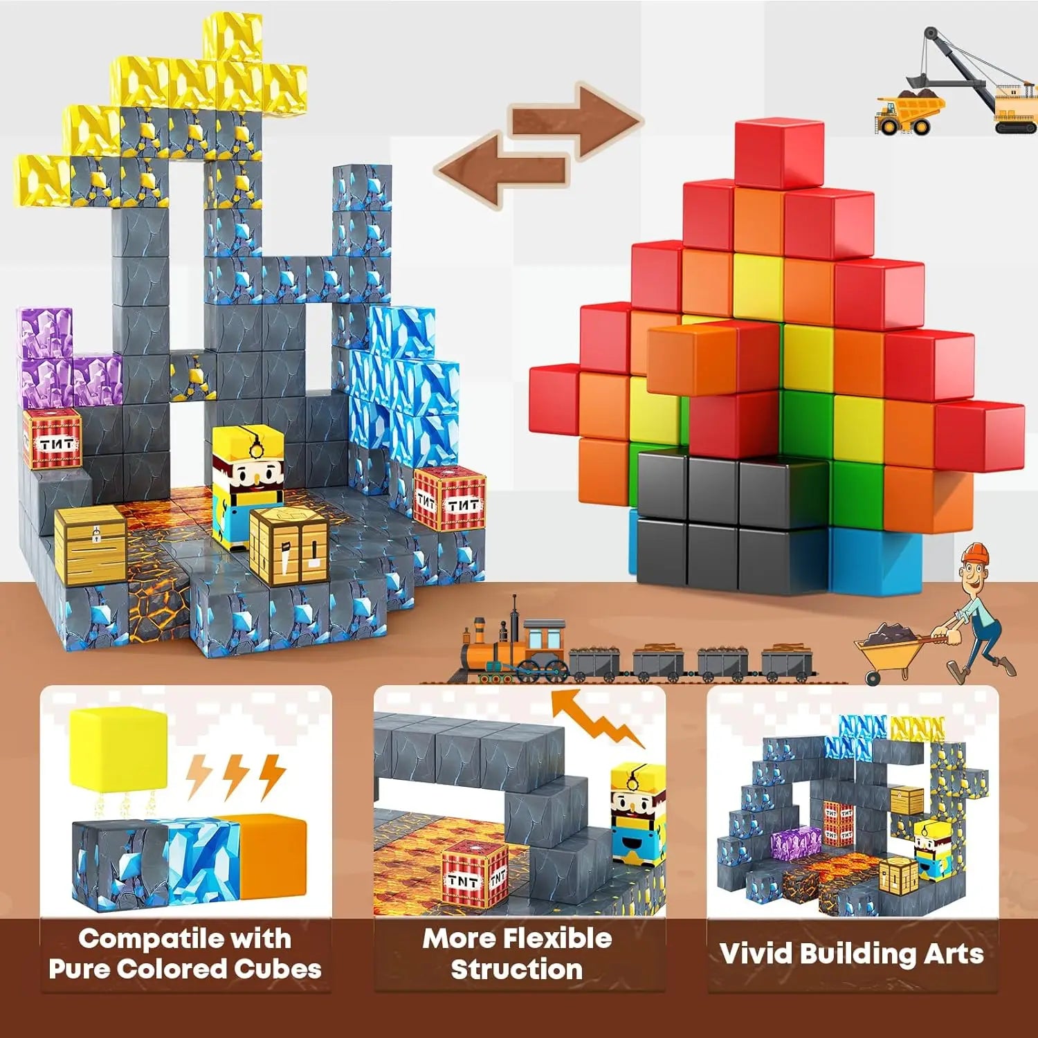Magnetic Building Blocks